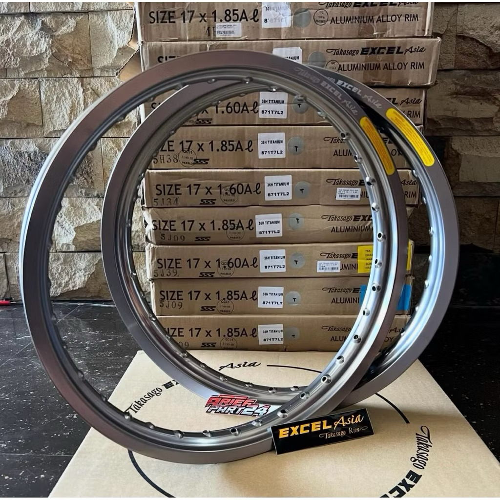 velg takasago titanium excel ukuran 160/185-17 original