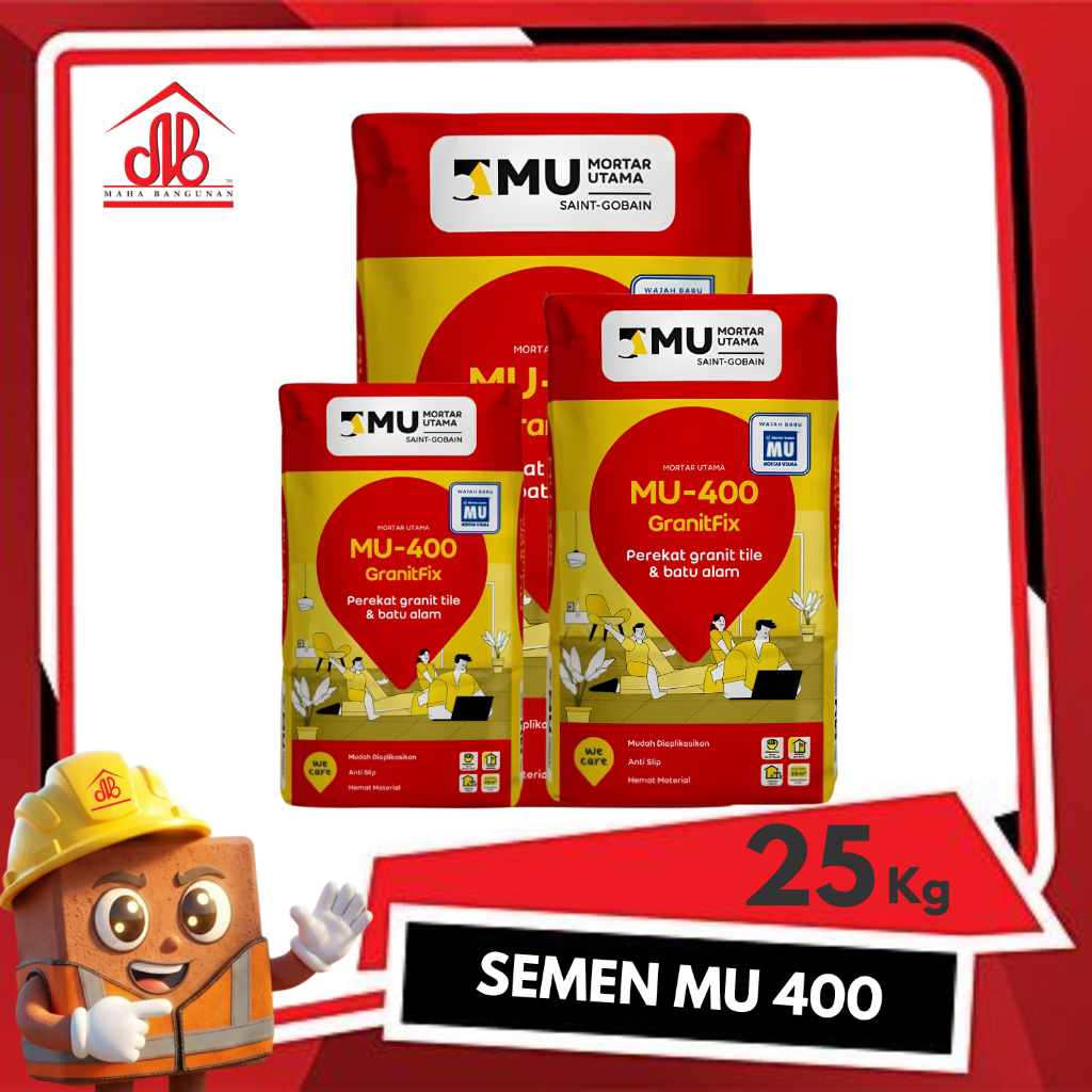 SEMEN MORTAR UTAMA MU - 400 LEM BATU ALAM