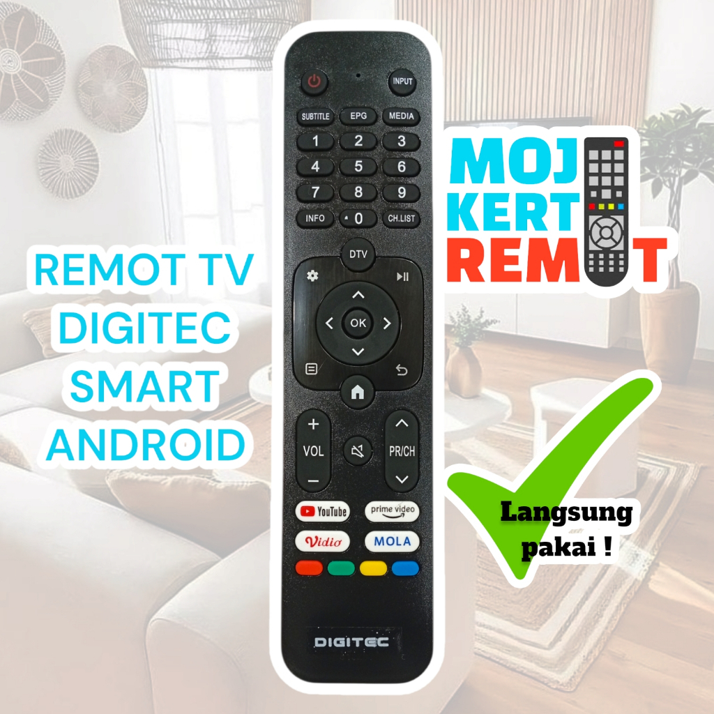REMOTE DIGITEC TV SMART ANDROID/DIGITEC