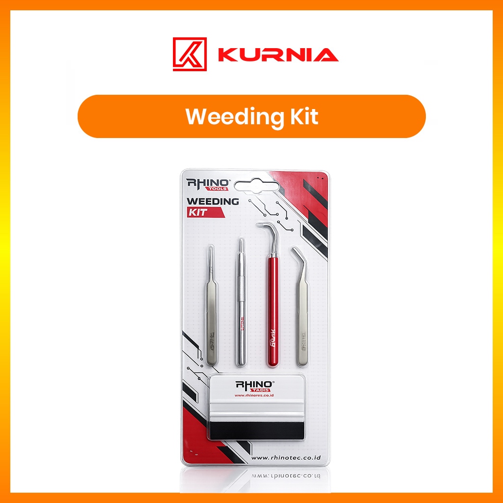 Rhinotech Weeding Kit Original | Weeding Tools All In One | Alat Kupas Cutting Stiker Craft Tool Hoo