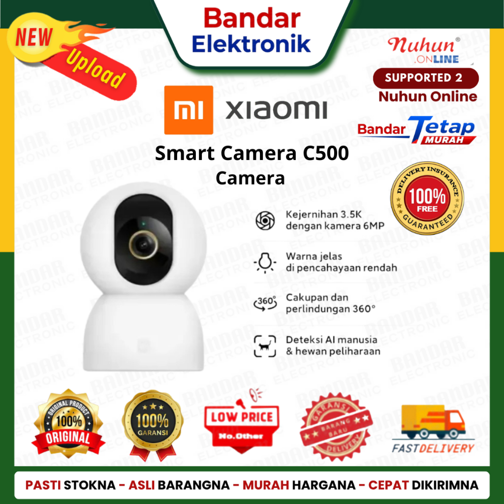 XIAOMI Camera CCTV Smart Camera C500