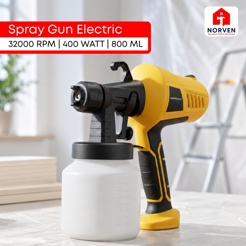Spray Gun Elektrik SET Aksesoris Mesin Semprot Cat Electric Sprayer Elektrik