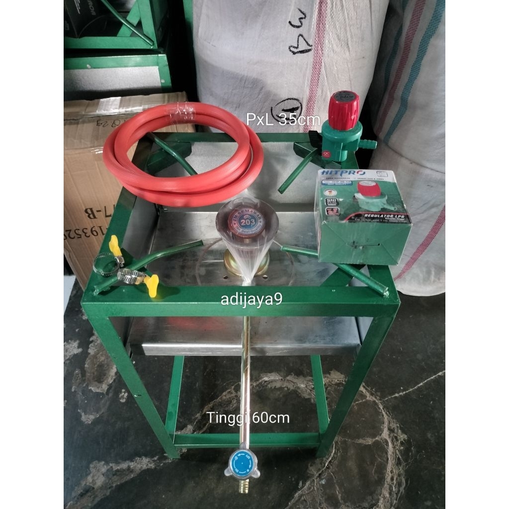 1 Set Kompor Semawar 203 / Kompor Gas Semawar 203 Set Plus Rangka