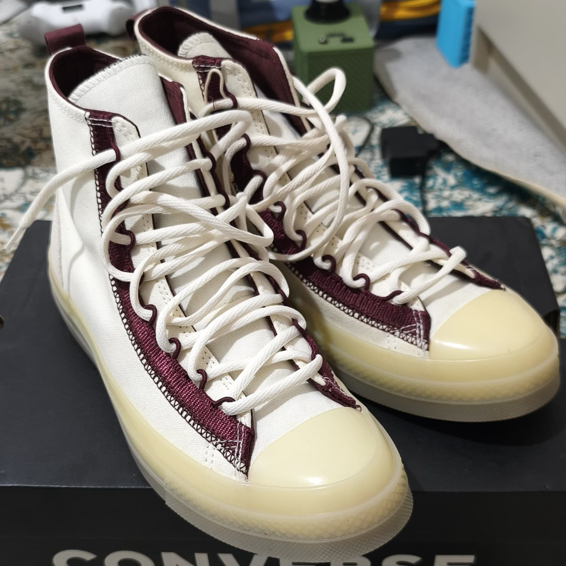 Converse CTAS CX EXP2 Egret/Cherry Daze Original ukuran 42