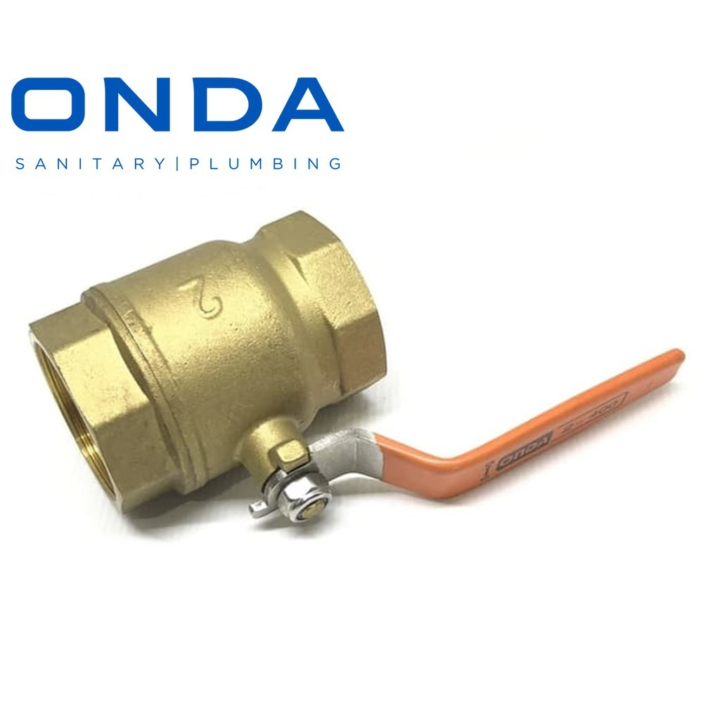 BALLVALVE KUNINGAN 2 INCH (STOP KRAN KUNINGAN) ONDA