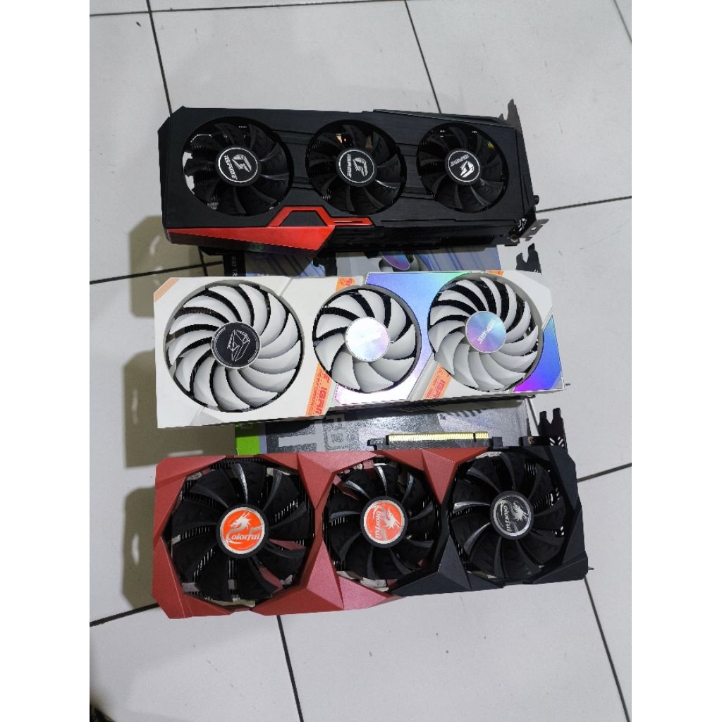 VGA RTX 3060 12GB RTX 2080 TI 11GB RTX 2080 8GB RTX 2060 12GB
