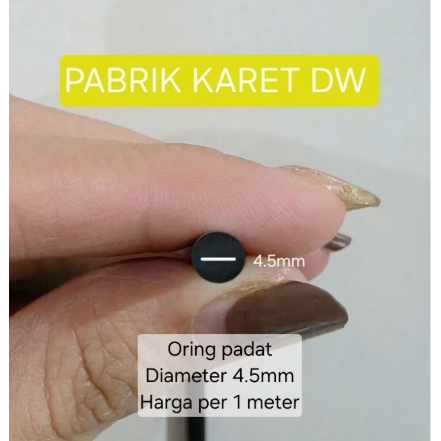 KARET ORING CORD 4.5MM O RING 4.5 MM SEAL METERAN