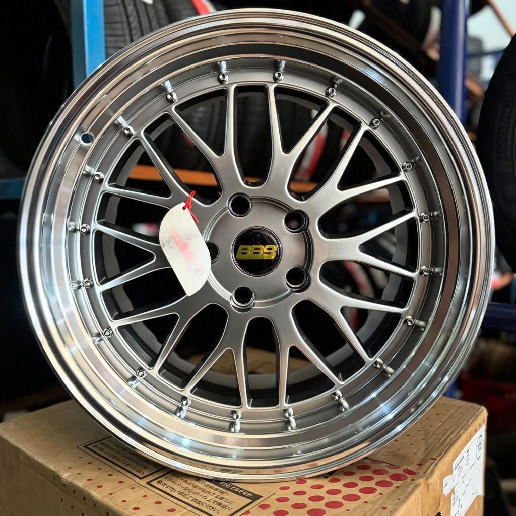 velg racing ring 18 LM FLOW FORMING lebar 8,5 - 9,5 pcs 5x120 velg racing r18 velg e46 velg mobil ri