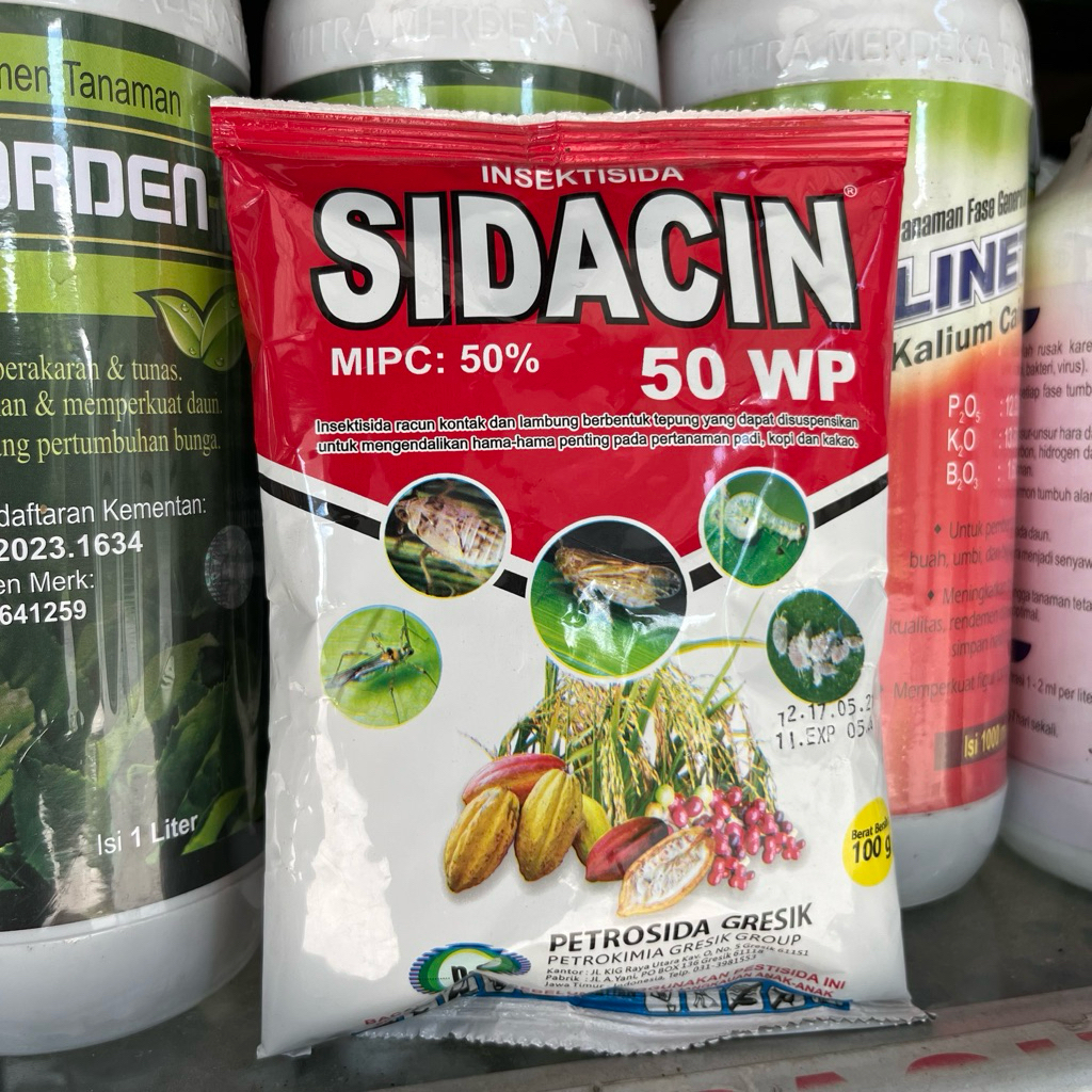 Insektisida sidacin 50wp 100gram