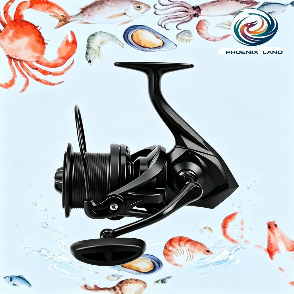 PHOENIX LAND Reel Pancing High Spinning GARIS ONEWAY 8000 10000 14000 Max Drag 30KG | Bearing Smooth