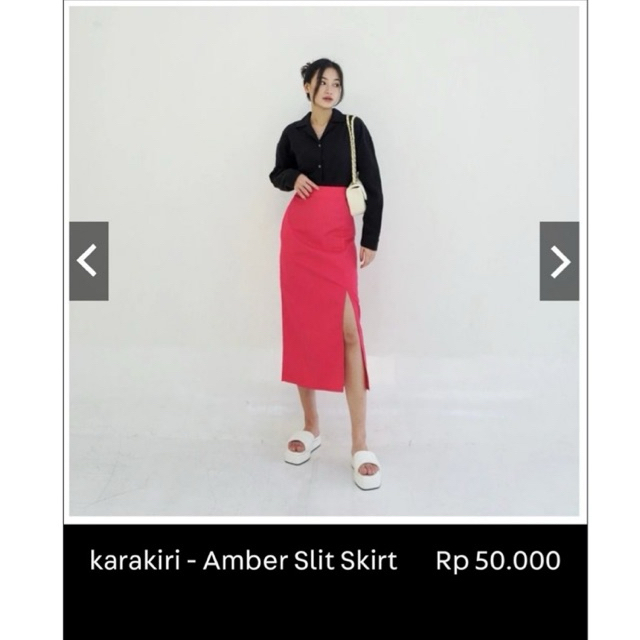 Kara Kiri Amber Slit Skirt