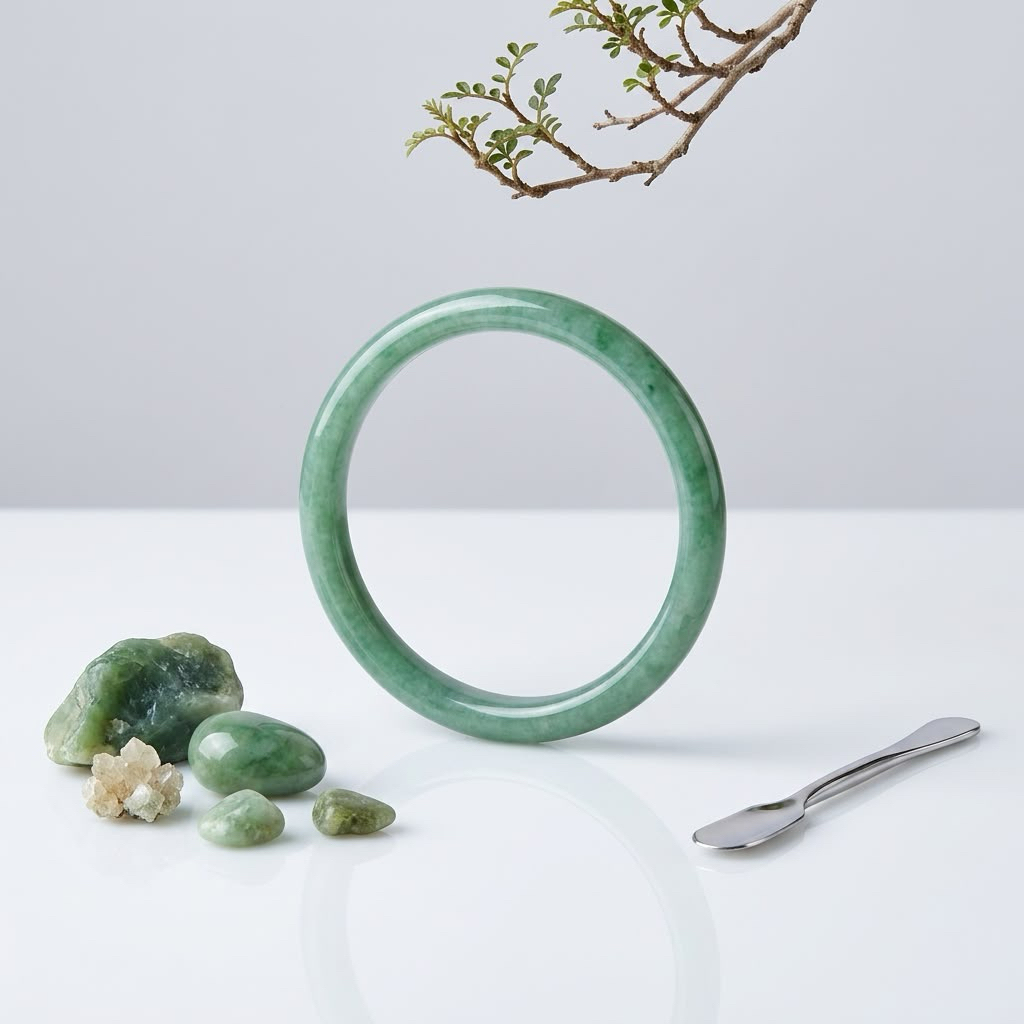 gelang giok / gelang giok wanita tipis / bangle giok wanita / aksesoris wanita / gelang giok bangle