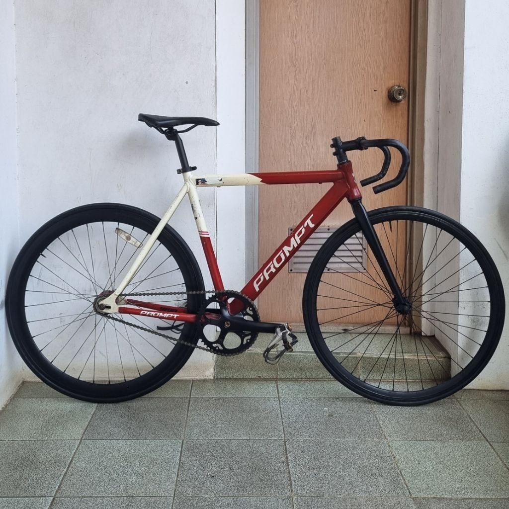 fullbike fixie viva prompt. sz 52 alloy. doltrap second.