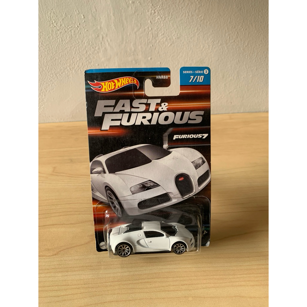 hot wheels ff bugatti veyron putih