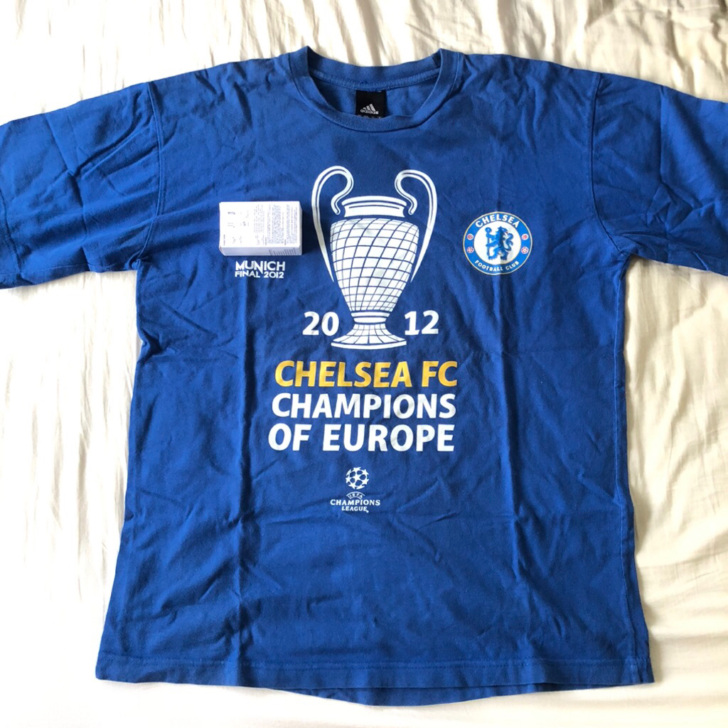 Kaos T-shirt Chelsea Champions League Winner 2012