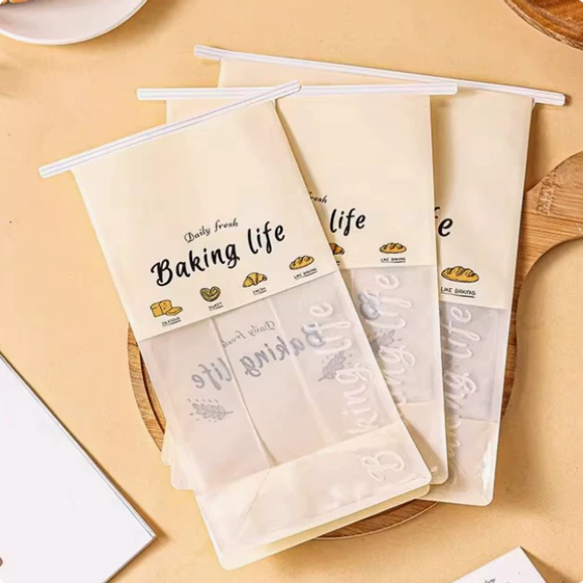 50pcs paper bread roti kantong plastik kertas roti donut kue cake Kantong Plastik Kue Bungkus Kue
