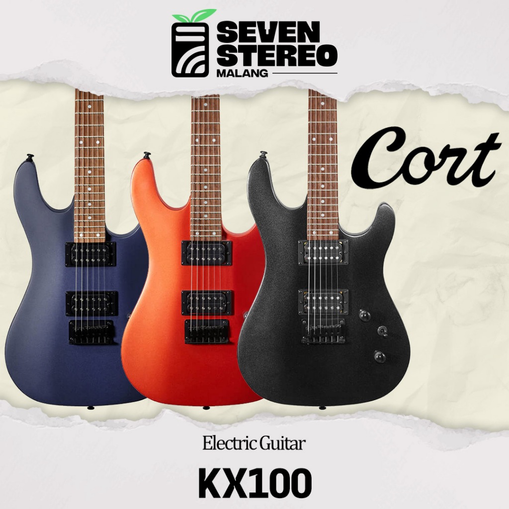 Cort KX100 Electric Guitar – Dual Humbuckers Gitar Agresif