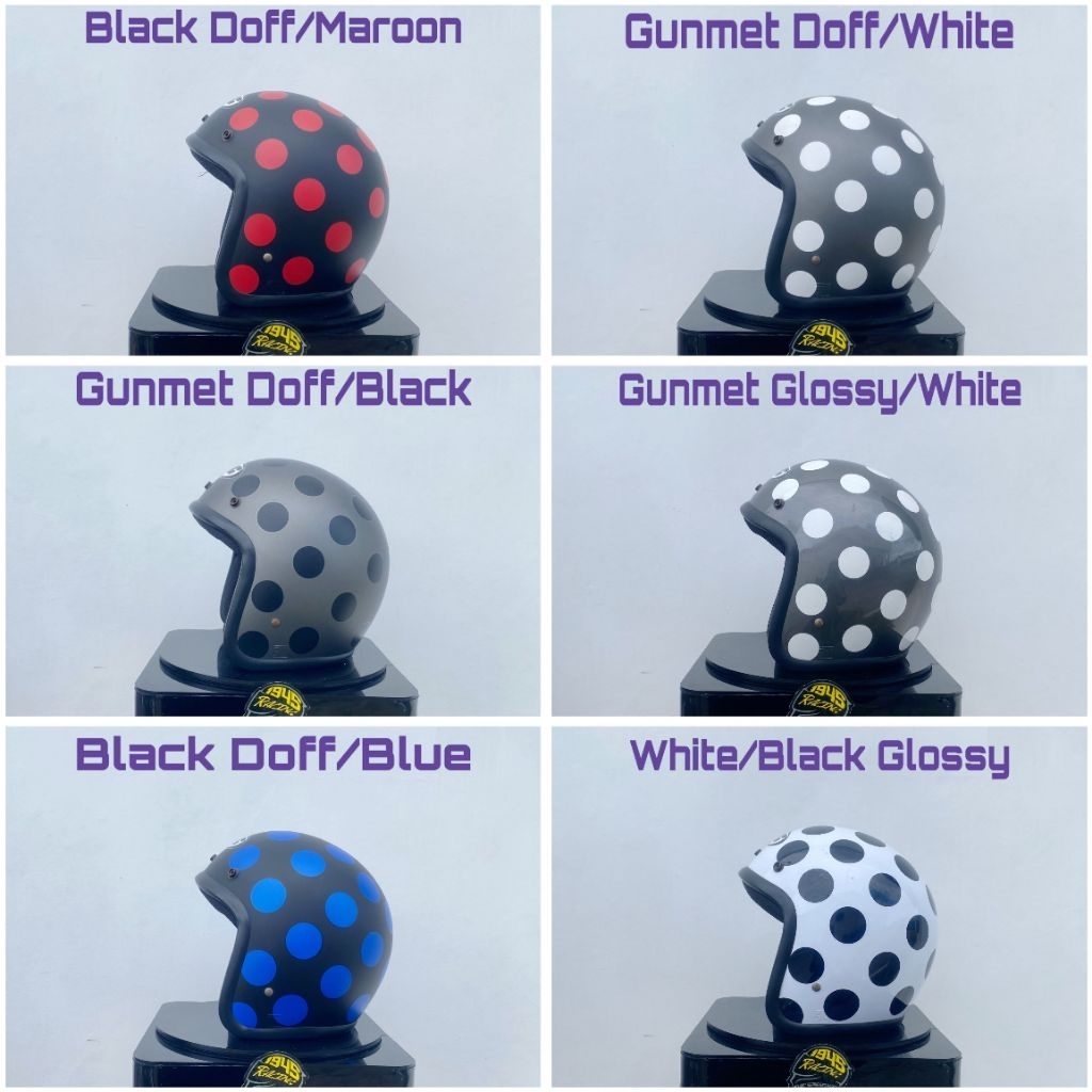 HELM BOGO HBC POLKADOT||HELM RETRO