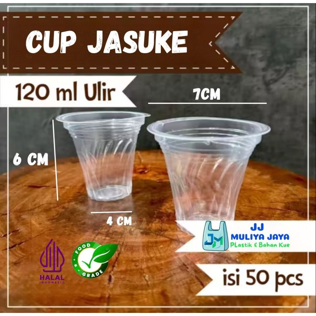 Cup JASUKE 120 ML (Bks : 50 Pcs)