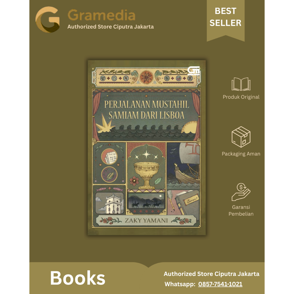 Gramedia Jakarta - Perjalanan Mustahil Samiam dari Lisboa oleh Zaky Yamani