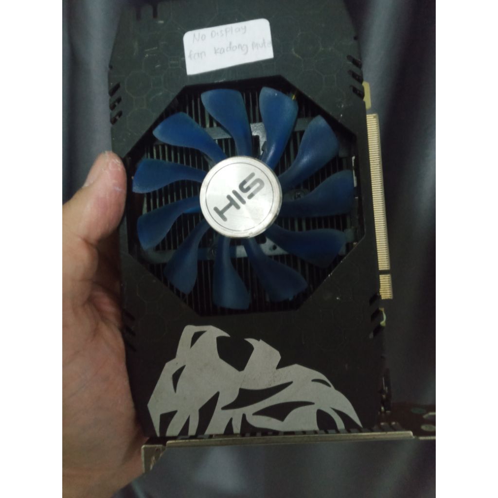 HIS RX 550 GREEN ICOOLER OC 2GB NODISPLAY