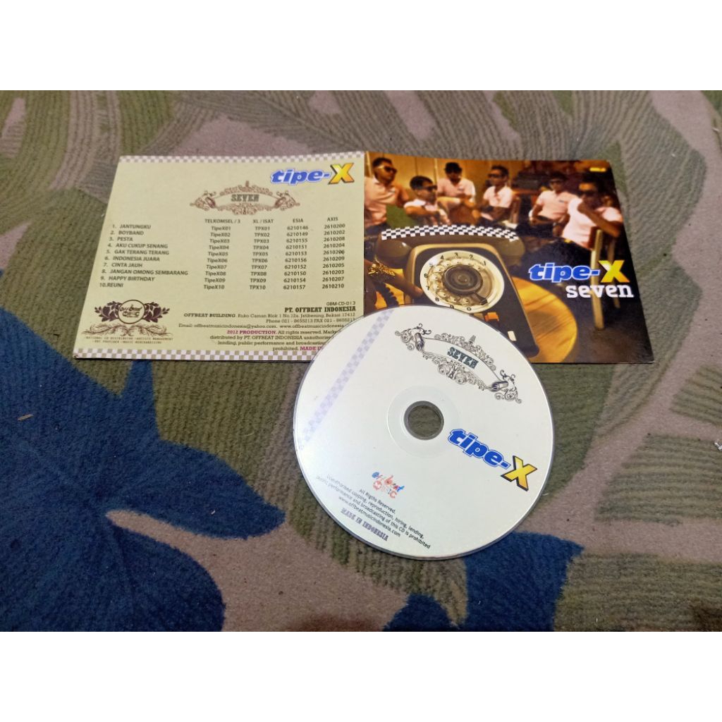 CD ORIGINAL TIPE X SEVEN