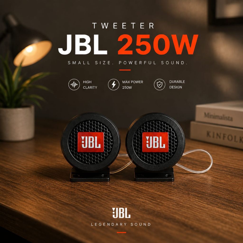 Tweeter JBL Speaker Mobil Sepasang 250W