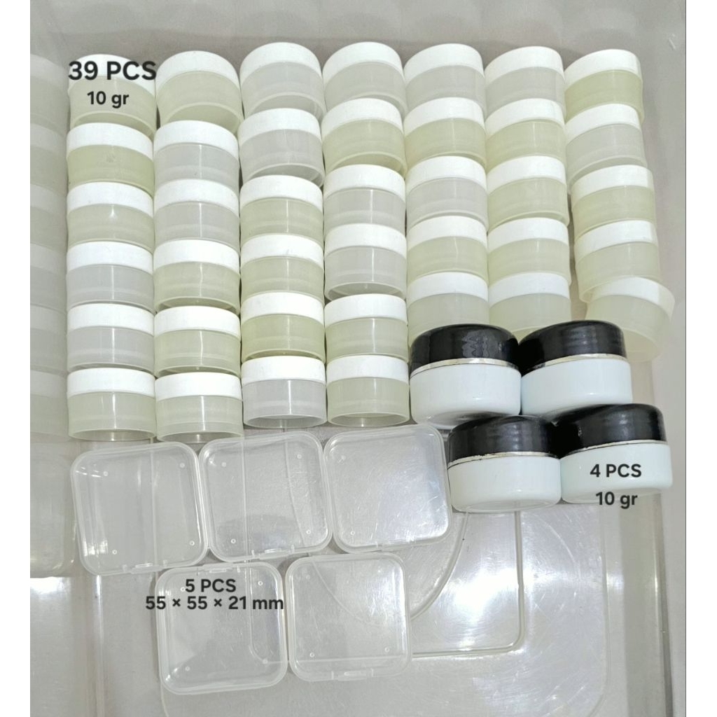 [PRELOVED] Kotak tanpa sekat Gunindo Utility Container 3515 Jar Pot Cream 10 gr