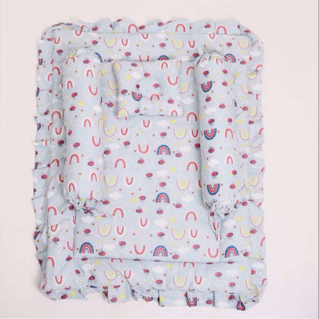 Cuddleme Futon Set Lengkap Kasur Matras Bantal Guling Bayi Newborn Lembut Nyaman