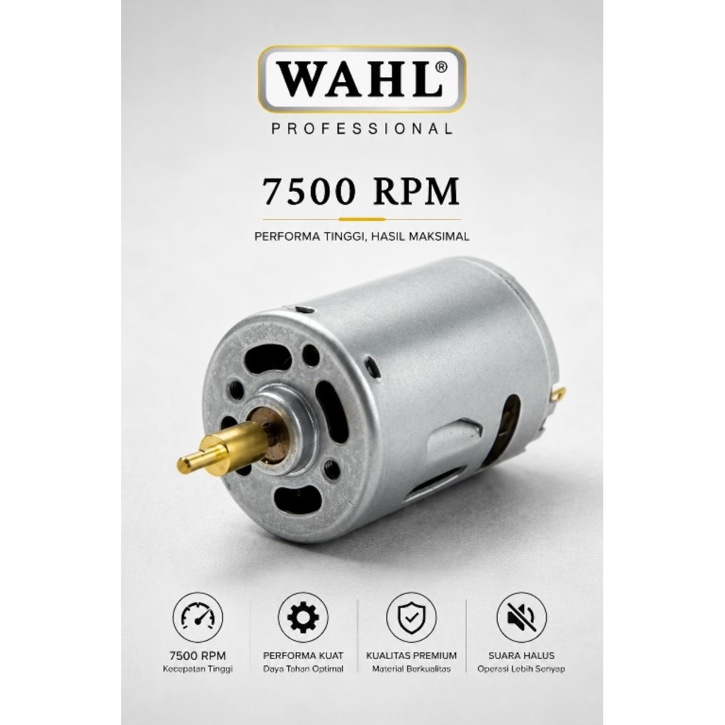 Motor Dinamo Wahl 7500 RPM Original | Sparepart Clipper Wahl Magic Clip Senior Legend