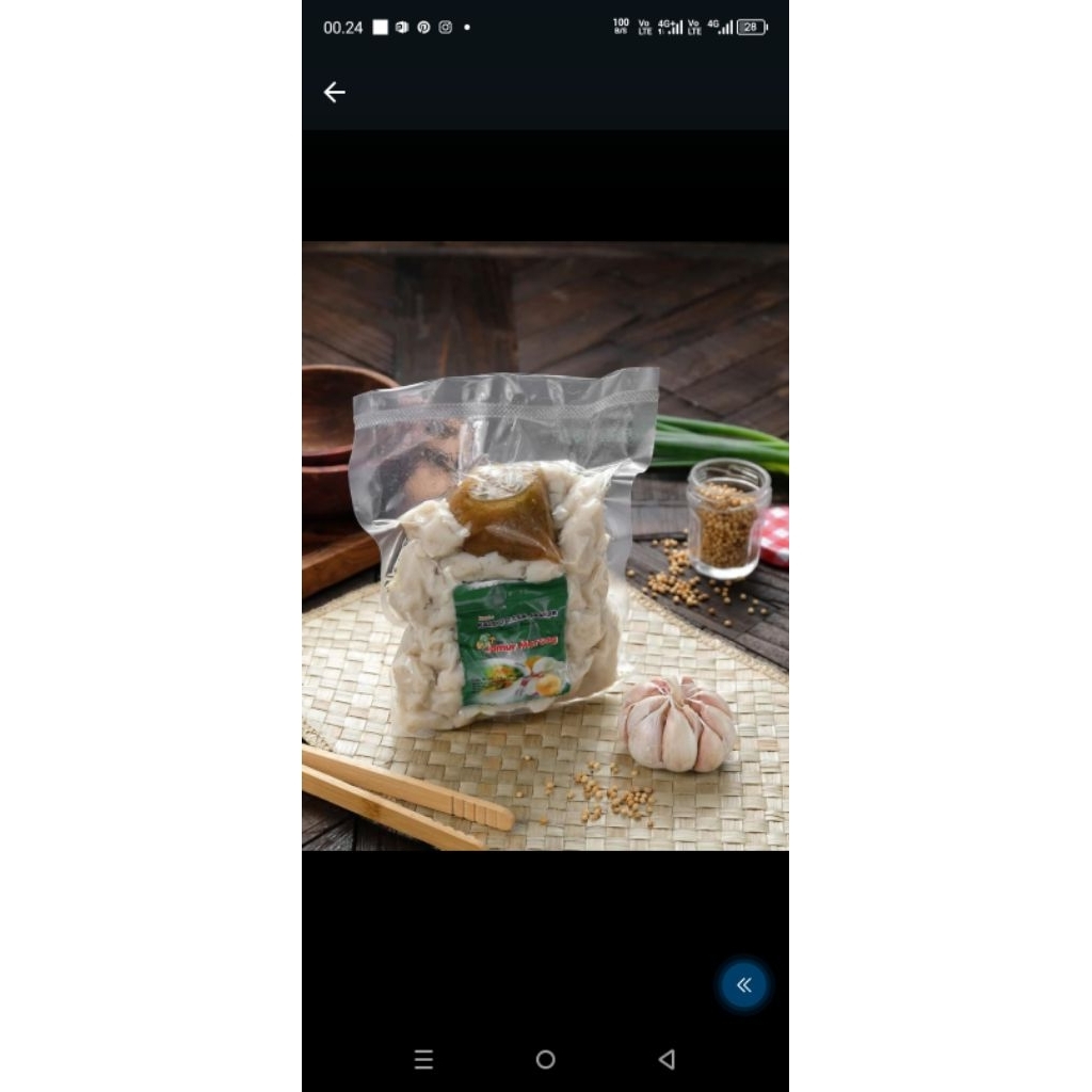 biji tekwan dengan bumbu 250 gram