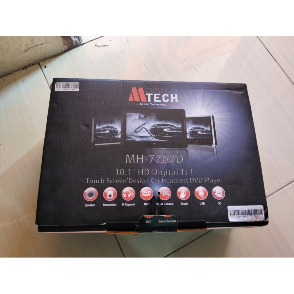 Tv Monitor headrest Mobil M-tech
