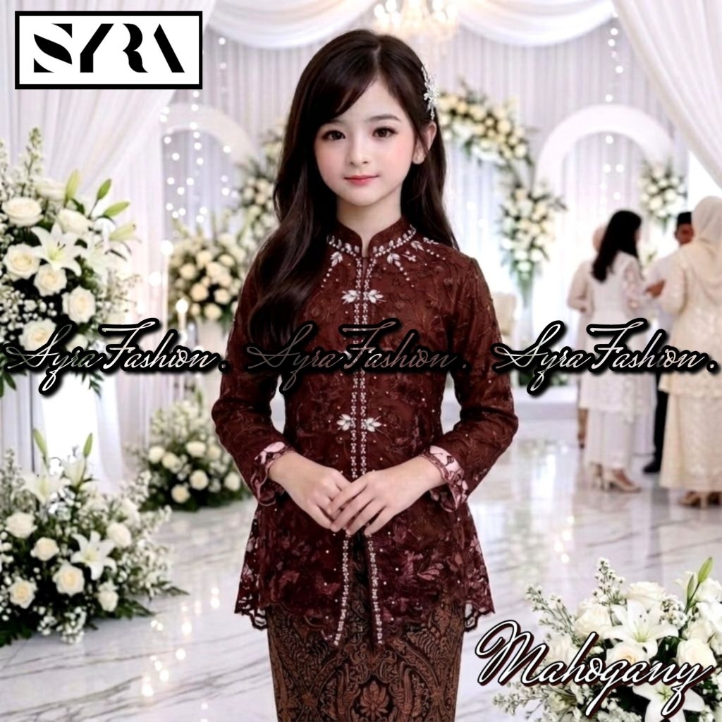 SET KEBAYA ANAK MODEL ENCIMPAYET MODERN REALPICT >KEBAYA MODERN / KEBAYA IBU BESAN / KEBAYA WISUDA /