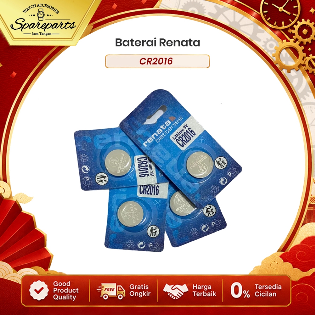 Baterai RENATA CR2016 CR 2016 Battery RENATA CR2016 CR 2016 Batre RENATA CR2016 CR 2016