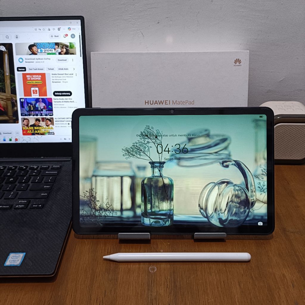 Huawei Matepad 10.4 6/64 BAH4-W09 Second Mulus Lengkap Siap Pakai