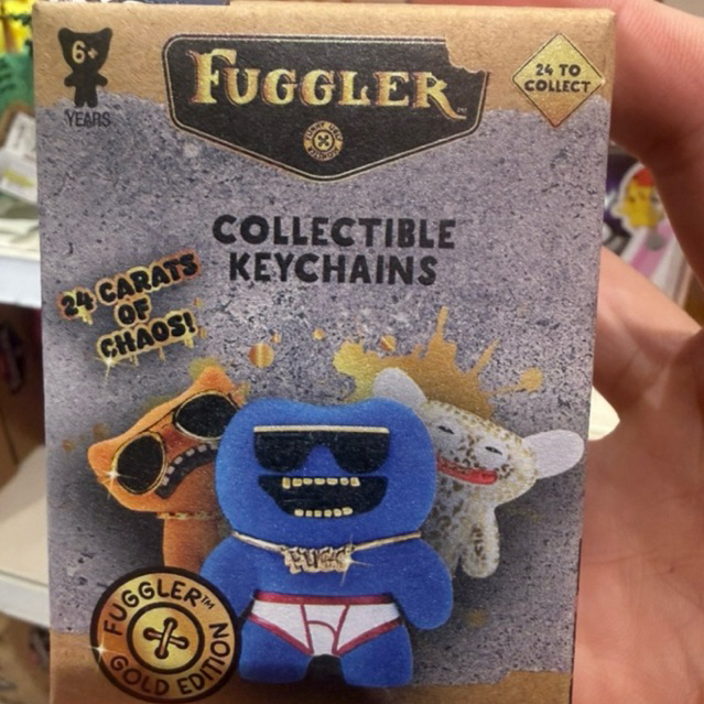 [READY] Fuggler Collectible Keychain 24 Carats of Chaos Gold Edition Blind Box