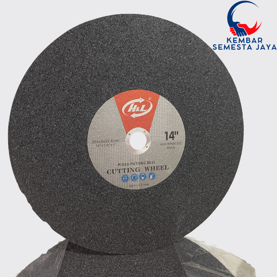 HNL HL H&L Batu Potong 14" x 3 mm A30TBF - 41 Batu CUT OFF Gerinda Potong 14 INCH x 3 mm Cut Off Whe