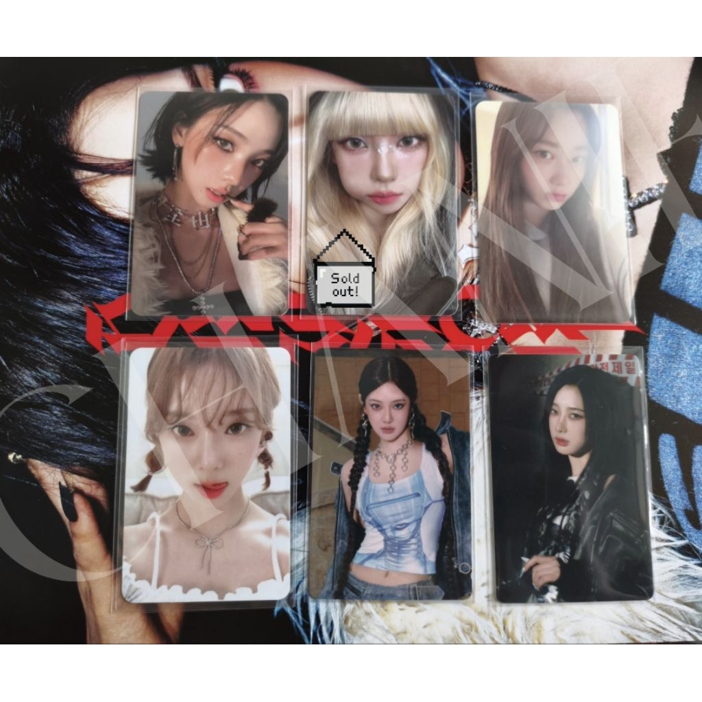 [ READY ] TAKE ALL WTS PC AESPA OFFICIAL KARINA DIRTY WORK WINTER MELET GISELLE NINGNING
