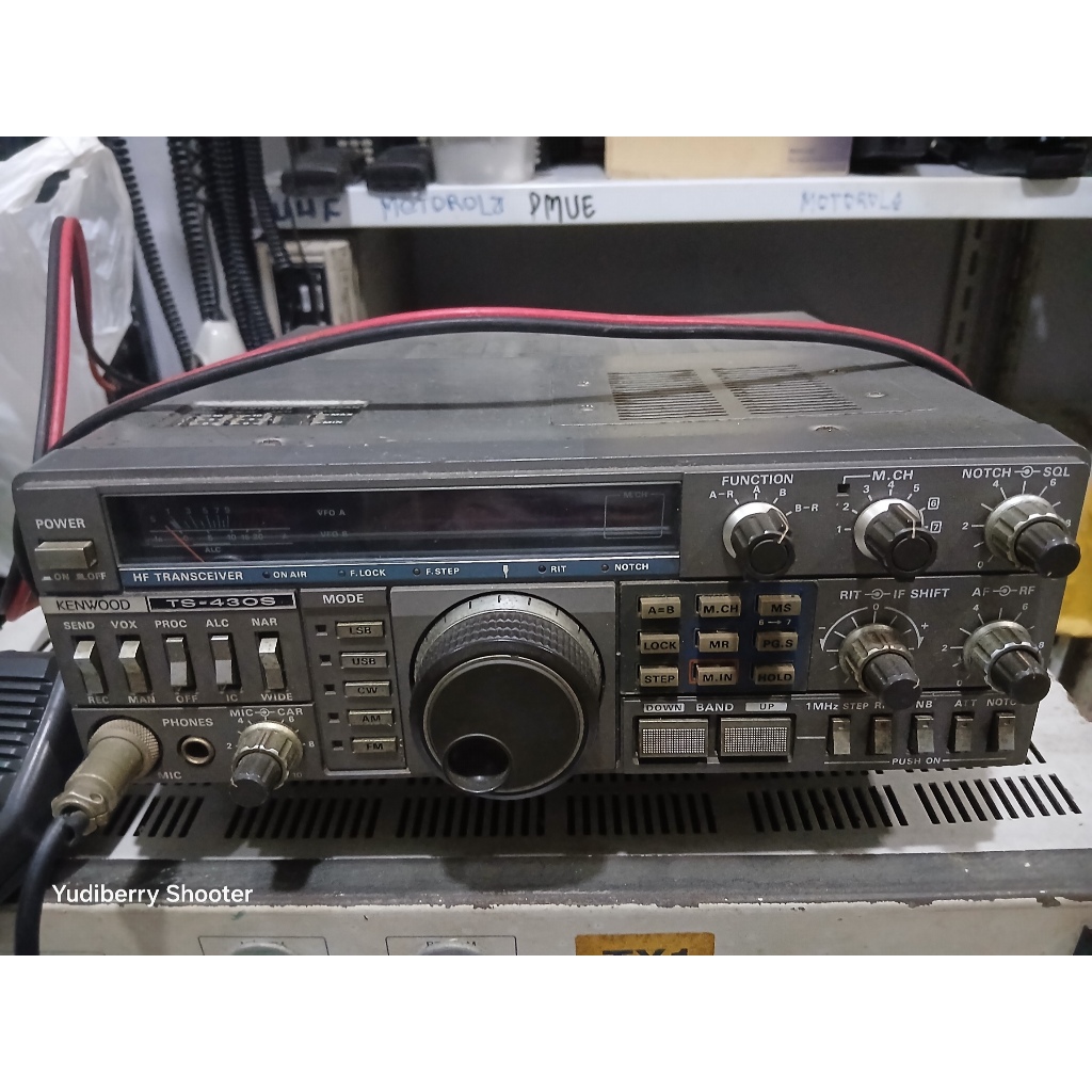 Rig Kenwood Ts430s Hf Kenwood TS 4300 S Radio All Band Normal TX dan RX ts-430s siap pakai