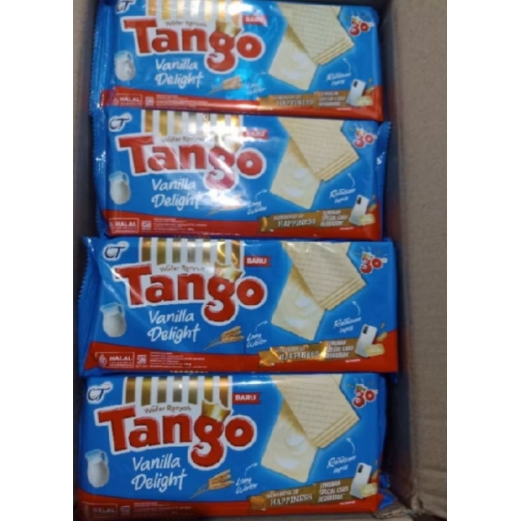 Wafer Tango Chocolate Vanilla 100gr (1 Dus 24 Pcs) Wafer Tango 5000/Wafer Tango Hajatan