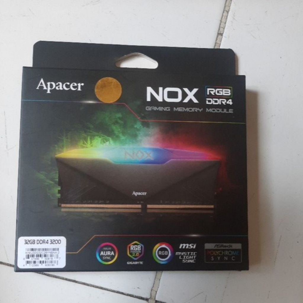 Memory RAM Apacer NOX RGB 32GB (16×2) DDR4 3200