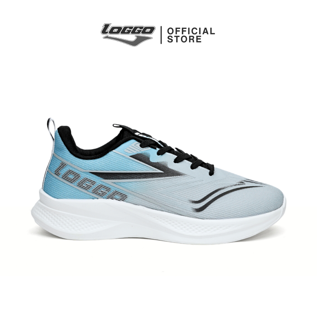 Loggo Caesar Series Running Sepatu Lari Sneakers Sport Unisex - Abu Biru