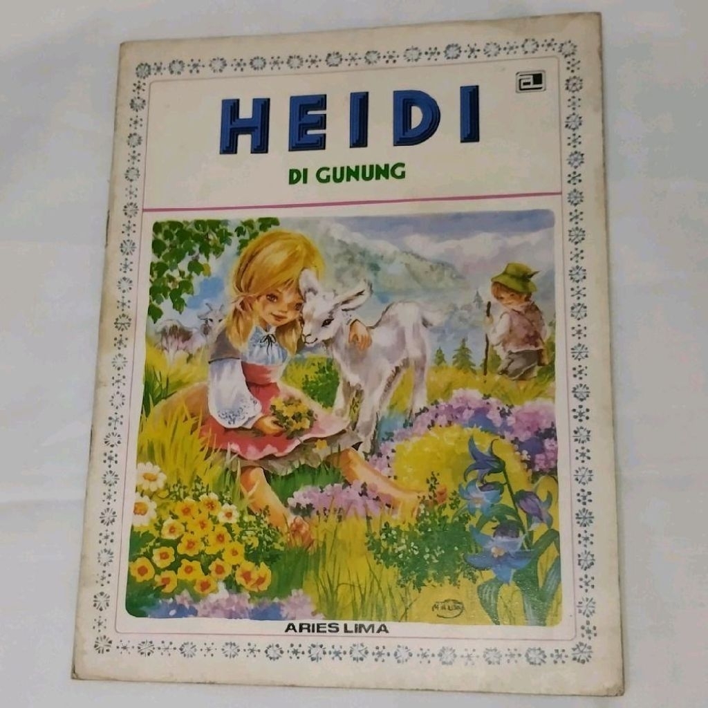 Buku Heidi di Gunung - Aries Lima, buku cerita anak langka