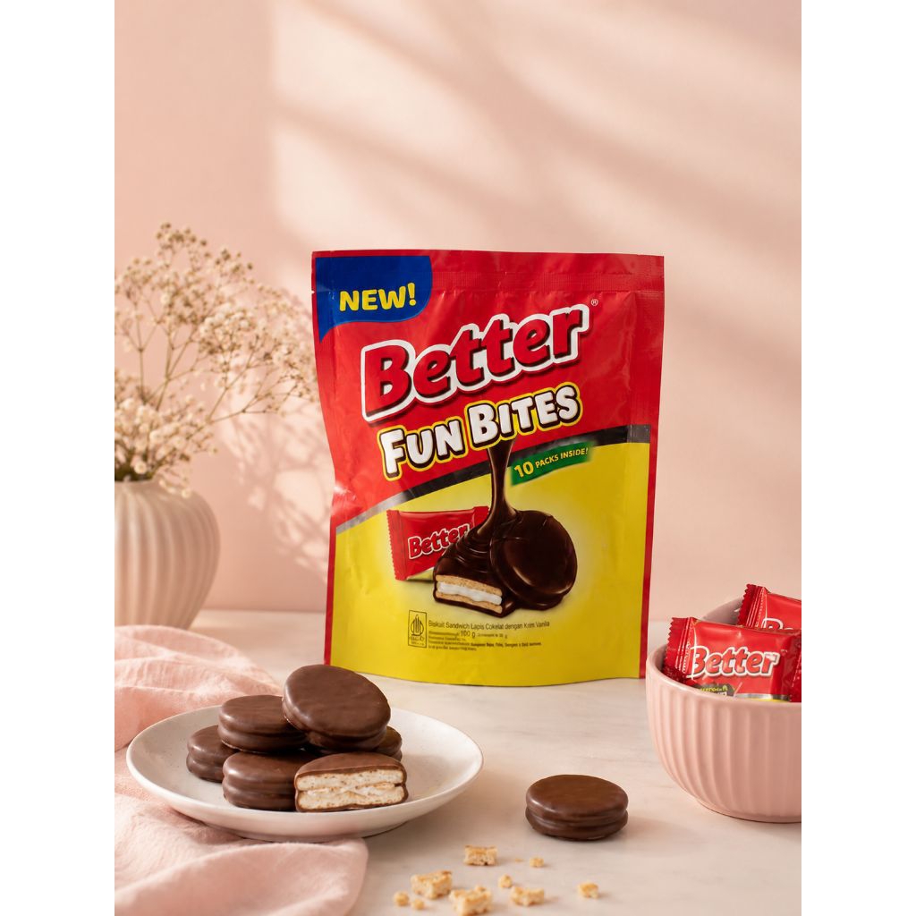 Better sandwich biscuit / Better pack / Better pouch / isi 10