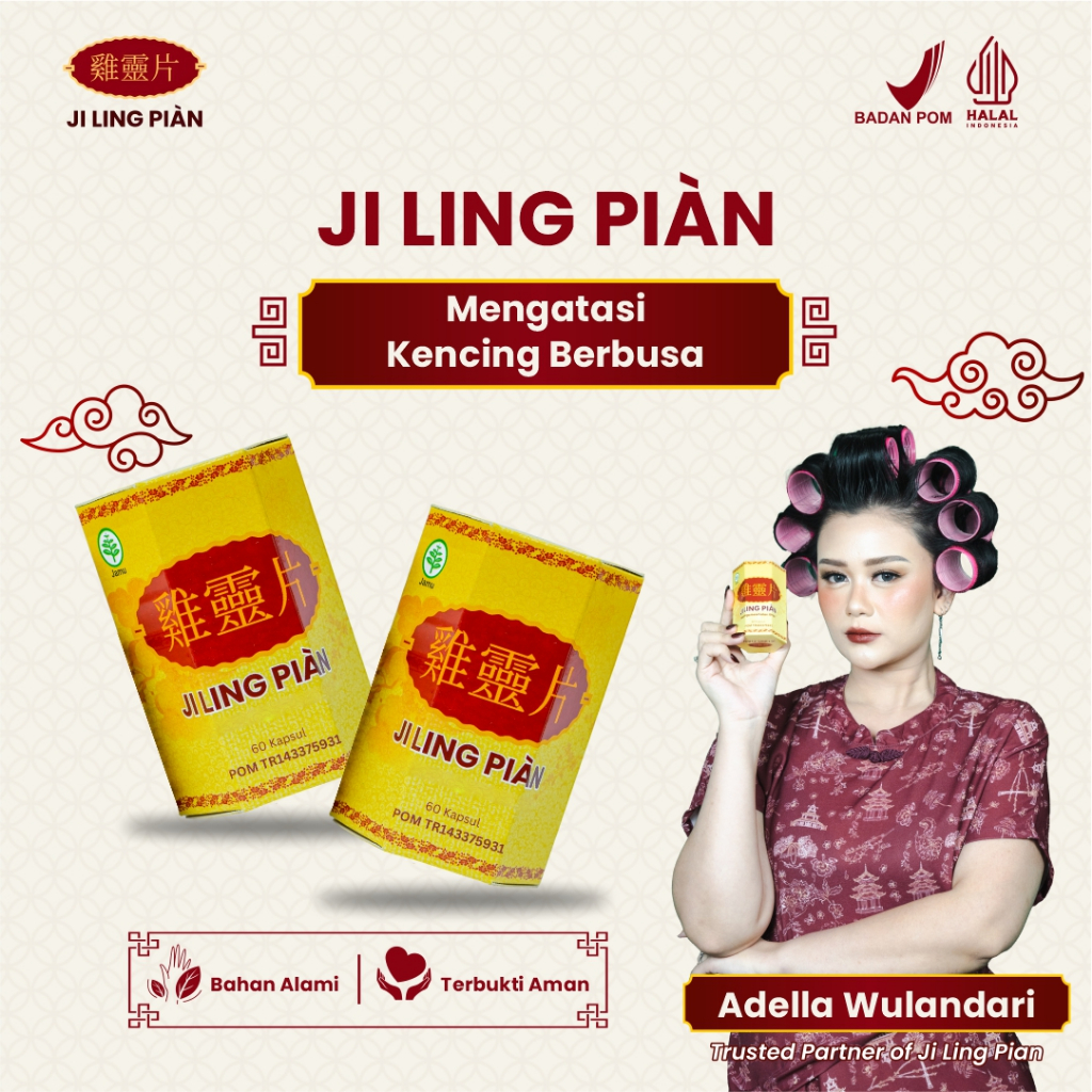 Ji Ling Pian Bantu Atasi Infeksi Saluran Kemih Cegah Urin Berbusa