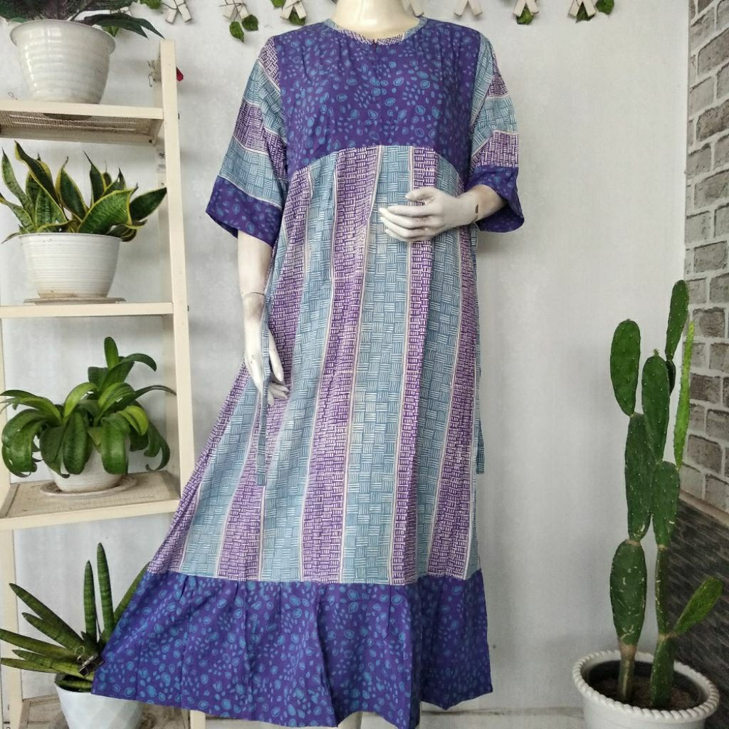 Daster Putri Diana Original Pekalongan (Ld110,Pb128) Sekdress Naima Busui Kain premium