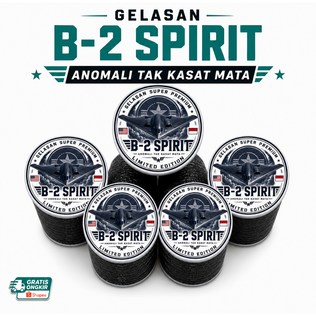 Gelasan B-2 Spirit 0.22 - Raja Sambitan Tak Kasat Mata