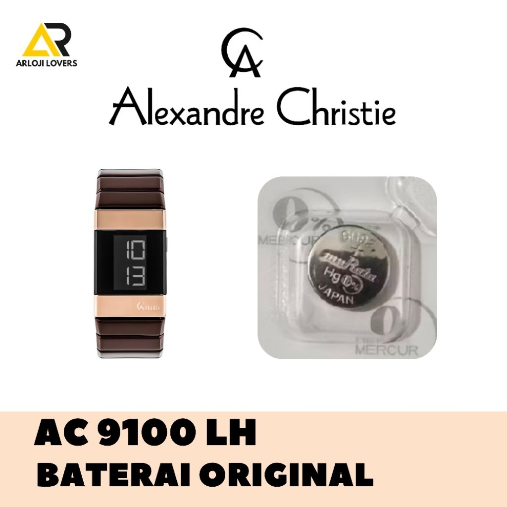 Baterai Jam Alexandre Christie AC9100LH Original