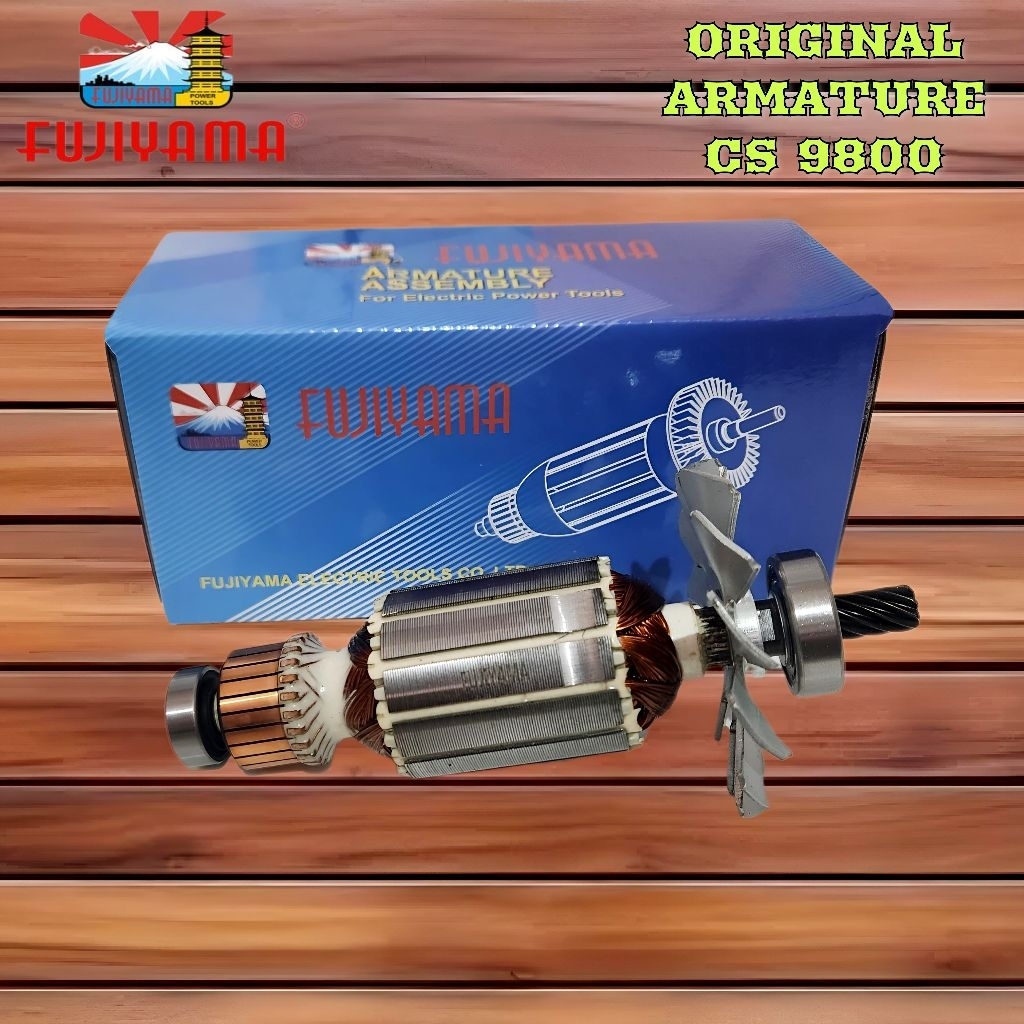 ORIGINAL FUJIYAMA ARMATURE CS9800 ANGKER MESIN SIRKEL FUJIYAMA CS 9800 / ARMATURE GULUNGAN MESIN CIR