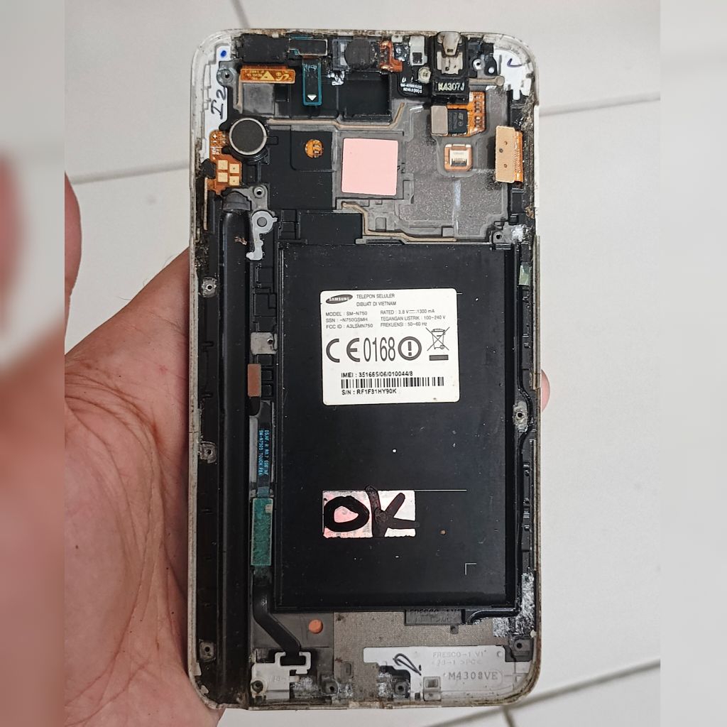 Lcd touchscreen frame samsung Galaxy note 3 neo sm-n750